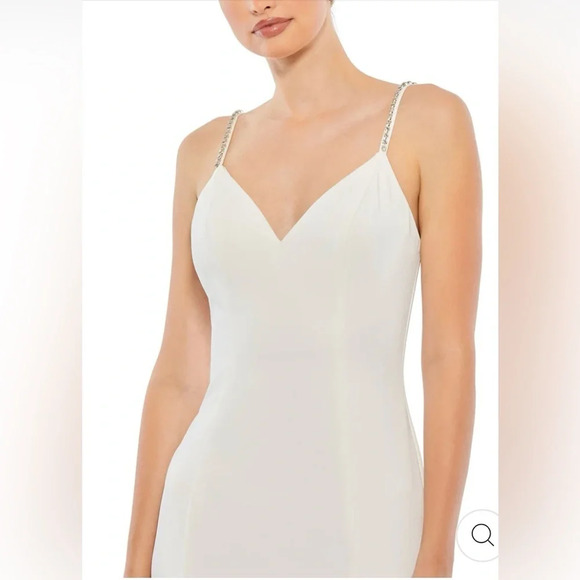 Ieena for Mac Duggal BEADED STRAP SWEATHEART NECKLINE GOWN *sold out online* - Picture 3 of 8